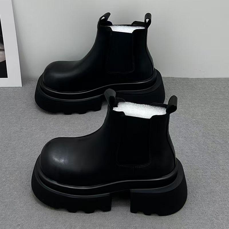 Fashion 2024 Hot Sale New Wear Resistant Non-slip Autumn Winter Round Head Ladies Boots Fashion Outdoors Outdoors Women Shoes