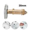 1PCS 38mmTap Up Basin Waste Chrome Sink Push Button Click Clack Plug+Spring Bolt