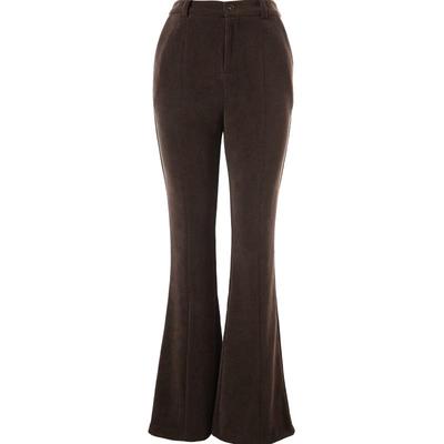 Betu Dames Hoge Taille Ribfluwelen Wijde Broeken