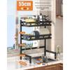 Double-Layer Carbon Steel Kitchen Sink Drain Rack