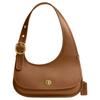 Coach Cashin 28 Adjustable Shoulder Strap Logo Leather Crescent Bag Large Women Shoulder Bag Brass Honey-Brown CY923-B4T7J