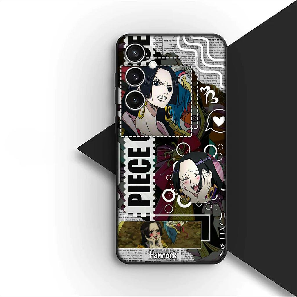 for Samsung Galaxy S20 S22 S21 FE Ultra Plus A07 A17 A15 A16 A25 A57 A37 Phone Case Roronoa Zoro Boa Hancock One Luffy Pieces