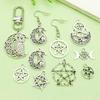 Mixed 15 Silver Alloy Star Pendants & Charms for DIY Bracelets & Necklaces