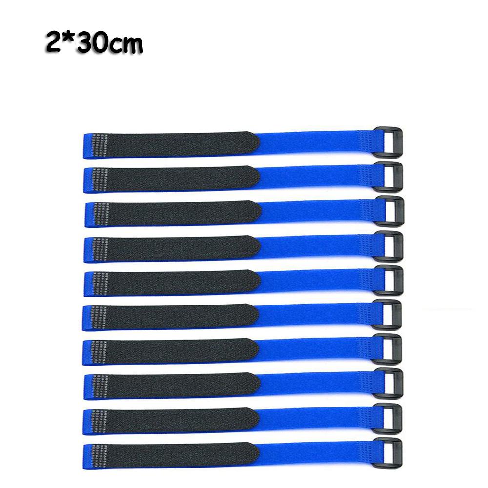 10 PCs 20*500mm Nylon Hook&Loop Strap Cable Multil Purpose Self-adhesive Bike Tie Bicycle Strap Reusable Fastening Cable Ties