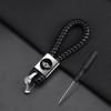 1Pcs Leather Key Chain Car Keyring Pendant Keychain Decor Styling For MINI Cooper Fridge One S F56 R57 R58 R60 JCW Countryman Clubman