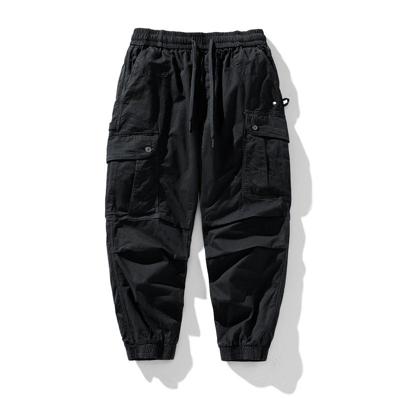 New Men's Trendy Brand Elastic Casual Sports Retro Functional Toe Overalls for