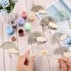 10/30pcs Unfinished Wooden Rainbow and Clouds Shape Craft Pieces Hangings for DIY Painting -for Weddings, Birthday, Home Decor
