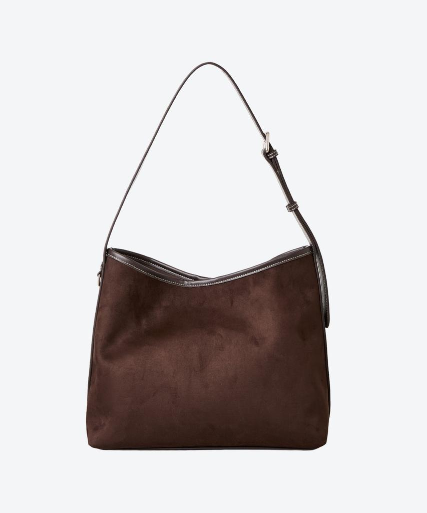 Shoopen Suede Square Shoulder Bag Hpabggf803