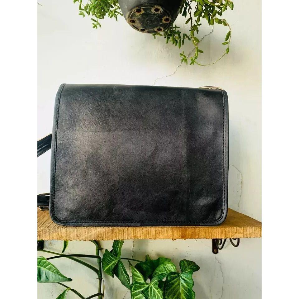 Ultimate Leather Vintage Laptop Messenger Handmade Briefcase Bag Satchel