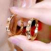 1 Paar Kaffee Blitz Diamant Opal Ohrringe Runde Gesichtsform Tiancai Schlanke Ohrringe Premium Temperament Ohrstecker Ohrringe