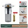 RVS Vloerafvoer Filter Wastafel Plug Anti Geur Pop-Up Bounce Core Wastafel Stop Haarvanger Douche Gootsteen Zeef