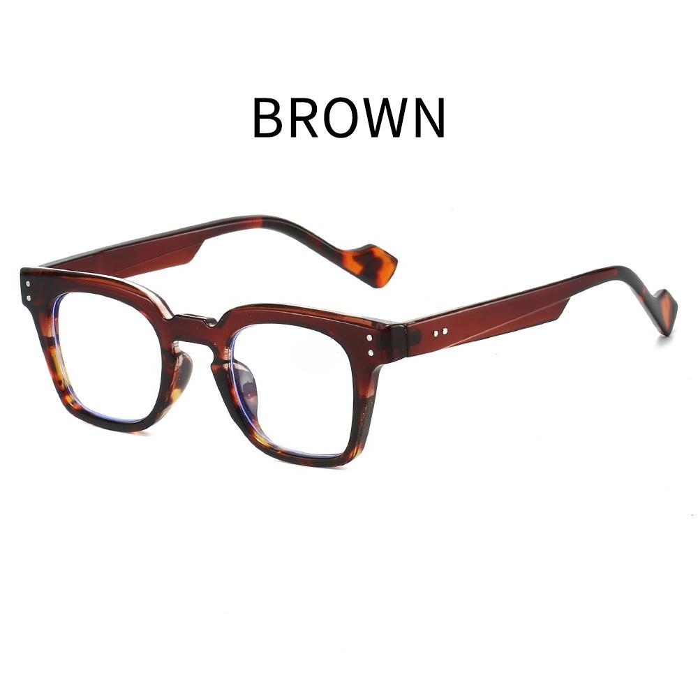 New Men's Square Business Reading Glasses Anti-blue Light Glasses Trend of Ultra-light Ladies Presbyopia Glasses Frame