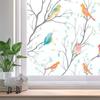 Colorful Birds Glass Sticker Static Cling Thermal-Insulation Privacy Protection Drop-Shipping Reusable Removable Window Decor