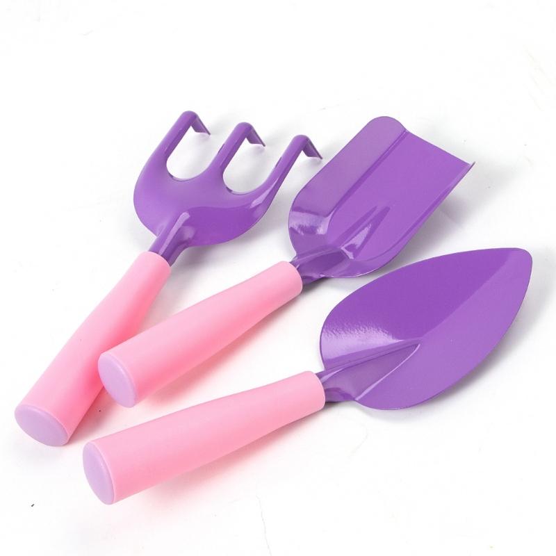 Kids Gardening Tool Set With Square Shovel Pointed Shovel And Rakes For Outdoor Sand Play And Beach Activity