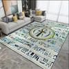 Altes Ägypten Teppich Gott Ägyptische Katze Anubis Teppiche für Wohnzimmer Schlafzimmer Teppich Rutschfeste Fußmatten Haushaltsbereich Matte Dekor
