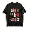 Weihnachten Medizinischer Geist Thema Bedrucktes Oberteil Reines Baumwoll-T-Shirt