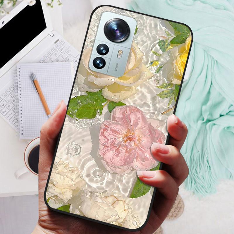 Xiaomi 12 Pro tok Puha TPU Szilikon Telefon Tokok Xiaomi 12X 12 X 12Pro 5G Tokhoz Bumper Ütésálló Coque Xiaomi12 Tok