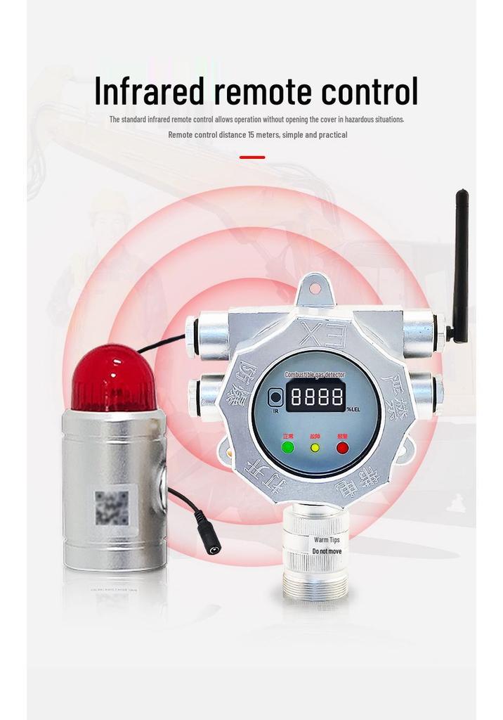 IoT LPG Gas Alarm & Automatic Shut-off Valve for Restaurants