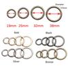 Round Push Trigger Bag Belt Buckle Carabiner Purses Handbags Snap Clasp Clip Spring O-Ring Buckles