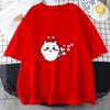 Kawaii Print Chiikawa T-Shirt Damen T-Shirt Street Atmungsaktiv Kurzarm Mode Freizeitkleidung Sommer 100% CottonTshirts Unisex T-Shirt