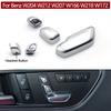Car Front Seat Headrest Adjustment Switch Button Cover For Benz A B C E ML GL GLE GLK CLS W204 W207 W212 W166 X204 W218 W117