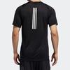 T Shirts Men's Black Crew Neck Moderate Straight Fit DX9505