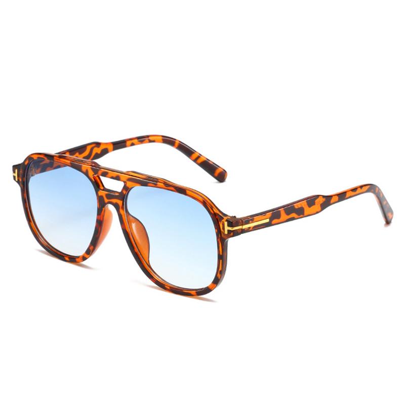 SHAUNA Retro Double Bridges Pilot Güneş Gözlüğü Erkek Moda Marka Tasarımcısı Şeffaf Okyanus Degrade Lens Kadın Trend Güneş Gözlükleri