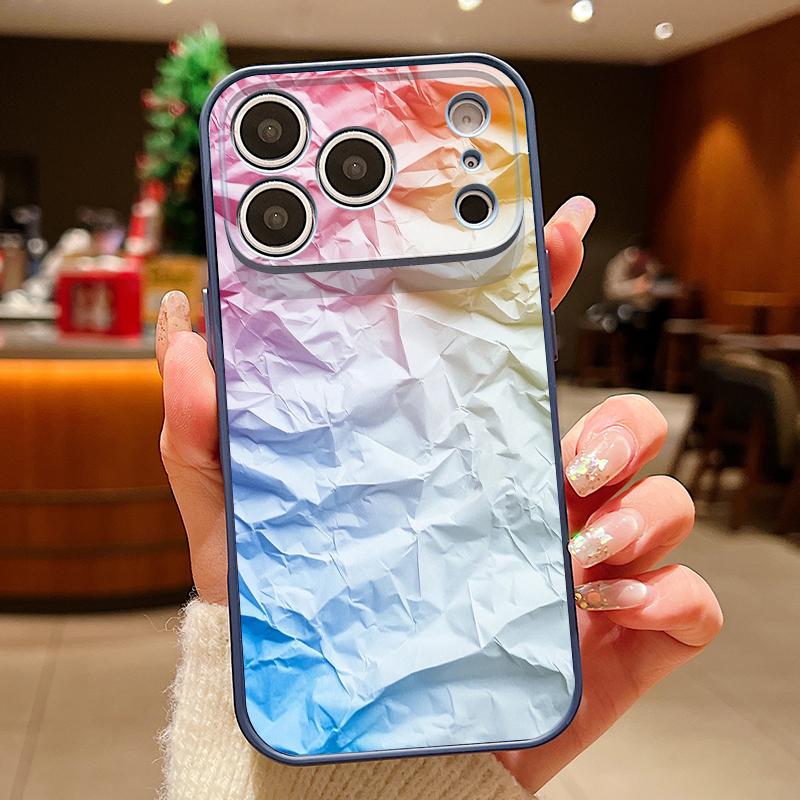 Floral Stripe Pattern Case For iPhone 17 Pro Max iPhone 16 15 14 13 Pro Max Magnetic For Magsafe Hybrid TPU+PC Matte Cover