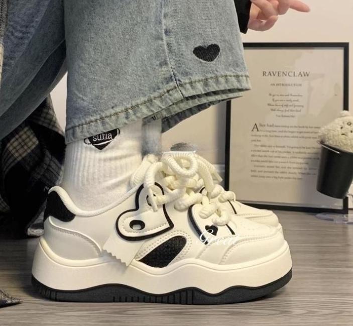 Zapatillas de deporte de plataforma de moda para mujer, diseño de estrellas, con cordones, para monopatín, planas, cómodas, para correr al aire libre, tenis, zapatillas para correr
