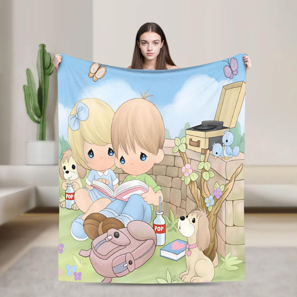 IDOLiSH Flannel Blanket Soft Warm Bedding Throws for Couch Chair Decorative Comfortable Bedspread Sofa Bed Cover