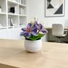Mini Artificial Jasmine Bonsai Plant With Soft Plastic Leaves For Home Decor And Photography Props