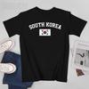 Unisex SOUTH KOREA Flag Vintage Tshirt Tees Oneck T Shirts WoUnisex Boys 100 Cotton Short TShirt Unisex Nation Apply All Seasons