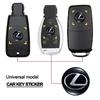 Car Remote Key Sticker Aluminum Emblem Decoration Decal For Lexus Fsport GX470 RX330 IS250 LX570 LX600 Ct200h PO8