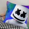 Dj M-Marshmello Pillow Case Square Pillow Bedroom Sofa Leisure Comfort Cushion Car Living Room Home Decoration