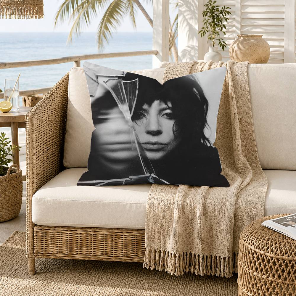 Hot Singer Lady Gaga Pillow Case for Sofa Living Room Home Office Decor Protective Cover
