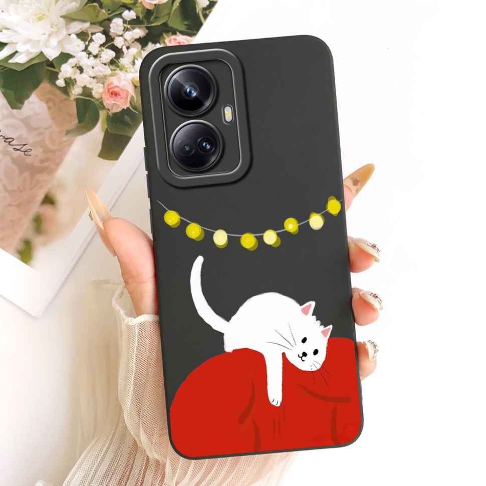 For Realme 10 Pro Plus 5G RMX3687 RMX3686 Case Fashion Painting Flower Silicone Soft Casing For Realme10 Pro+ ProPlus Back Cover