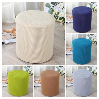 Stool Seat Cover  Fashion Footstool Cover Footstool Seat Protector Home Decor  Comfortable Touch Stretch Stool Slipcover