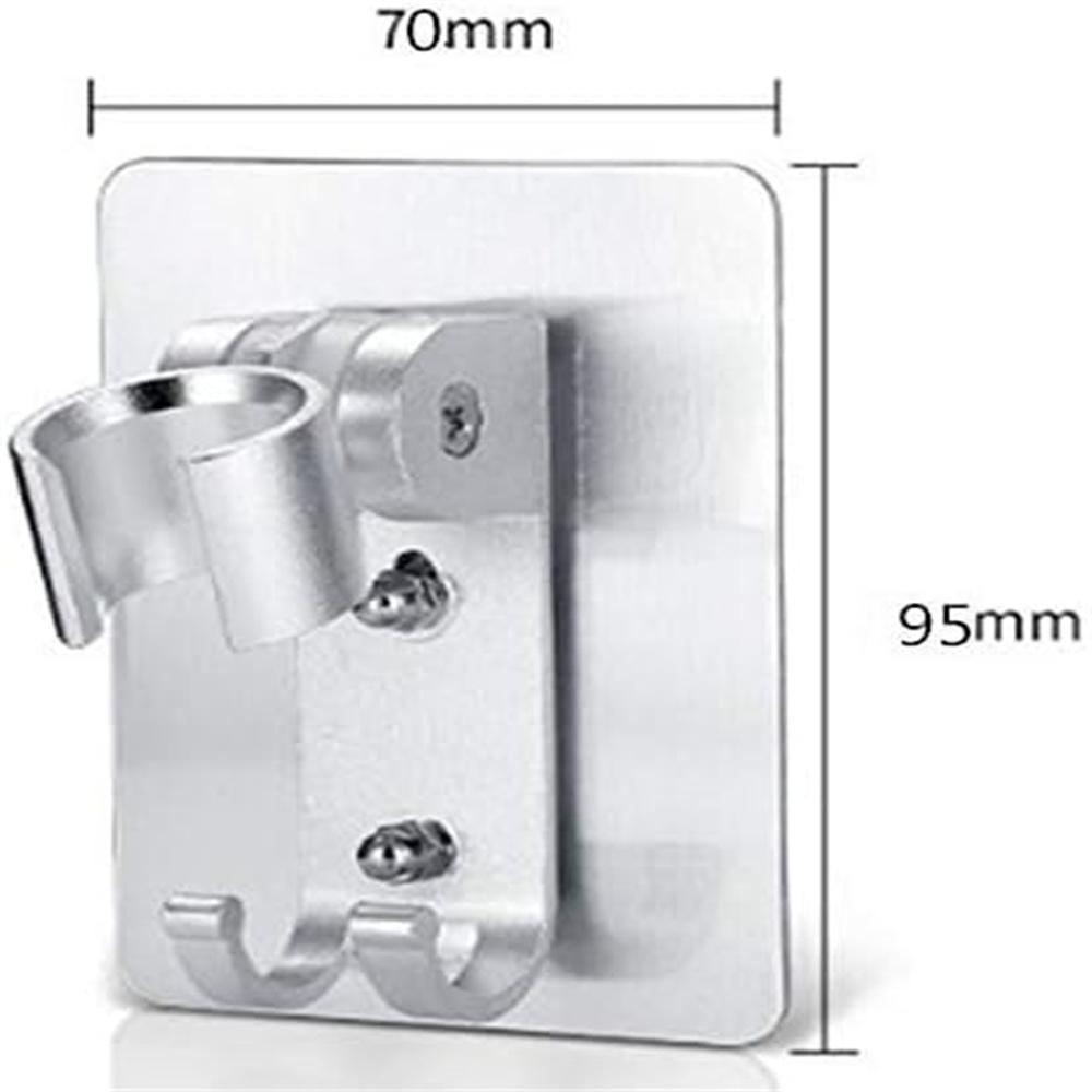 2Pcs Bathroom Shower Head Holder Adjustable Spray Wall Mount Handheld Bracket