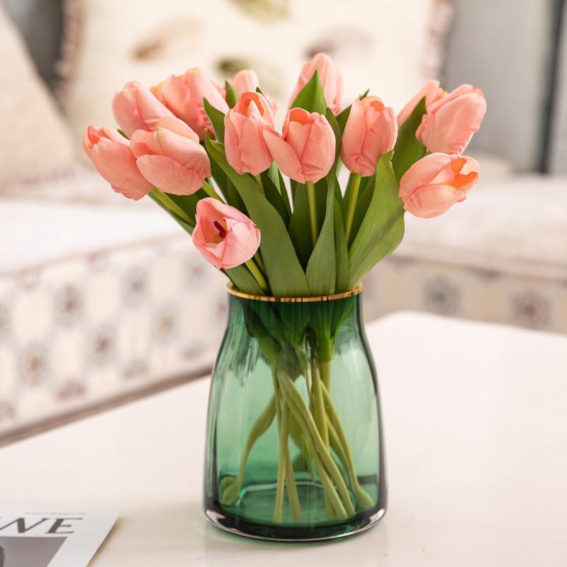 Tulipa Gesneriana Artificial Flower Home Decor Wedding Bouquets For Photography And Events