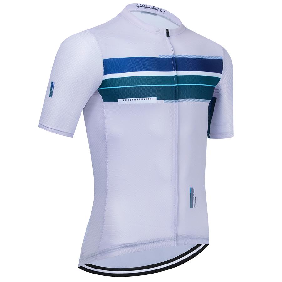 Zomer 2025 Korte Mouw Wielertrui Heren MTB Fiets Top Buiten Fietskleding Ademend Shirt Maillot Ciclismo Sneldrogend