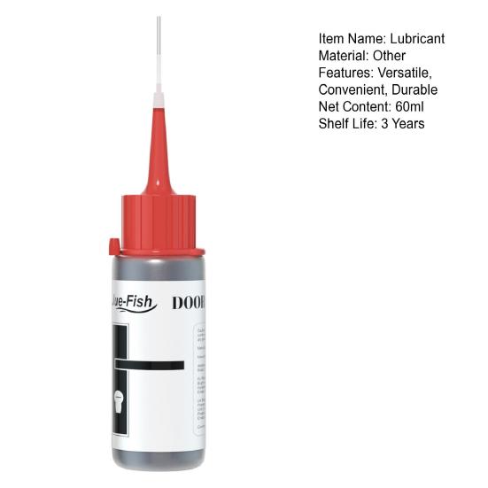 60ML Lubricant Long-lasting Protection Against Friction Door Hinges Locks Lubricant for Home Gate Engine Cover