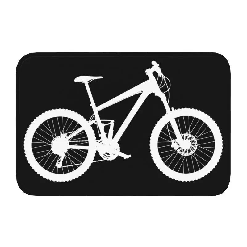 Személyre szabott Kerékpár Bicikli Versenyzők Bejárati Szőnyeg Szőnyeg Csúszásmentes Kerékpározás Kerékpáros MTB Hegyi Kerékpározás Konyha Fürdőszoba WC Szőnyeg Szőnyeg