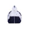 Li-Ning Big Logo Color Block Letter Print Sports Windbreaker Jacket Unisex Jacket Blue AFDP125-4