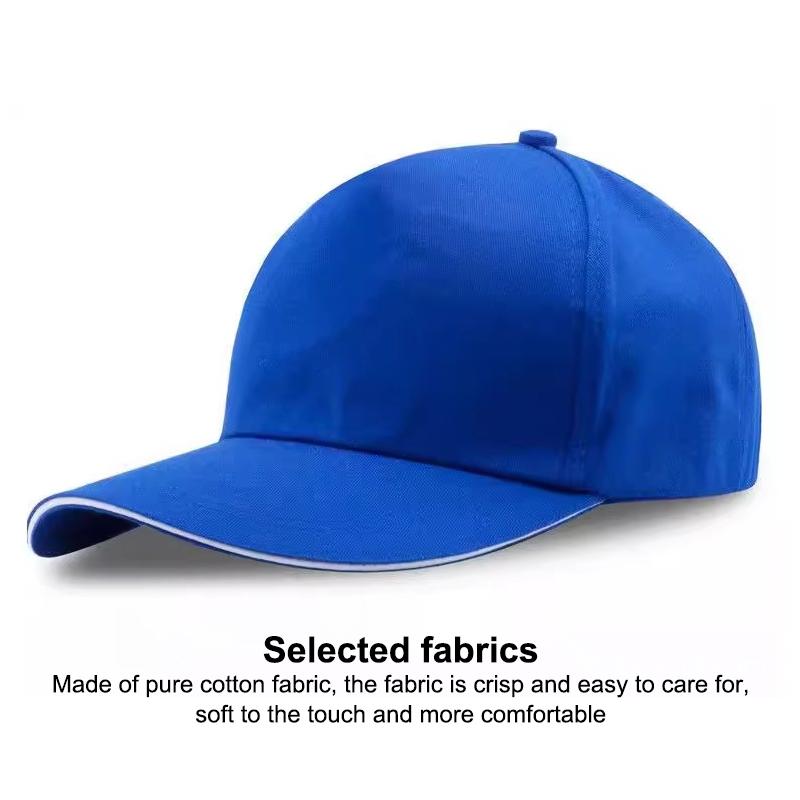 100% Baumwolle Individuelle Baseballkappe DIY Letter Stickerei Snapback Hüte Damen Herren