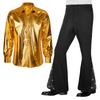Retro pánský disco oblekový set 70. let: Evropský a americký styl pro večírky a vystoupení