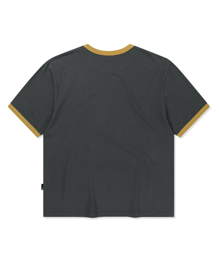 BROWNBREATH Bb Ringer Tee - Charcoal