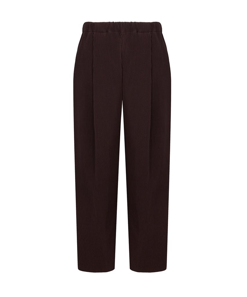 Akebteu Pt11X Pleated Wide Pintuck Pants [Wine]