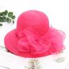 Sun Protection Wide Brim Hat With Butterfly Bow For Summer Outdoor Travel Womens Fashion