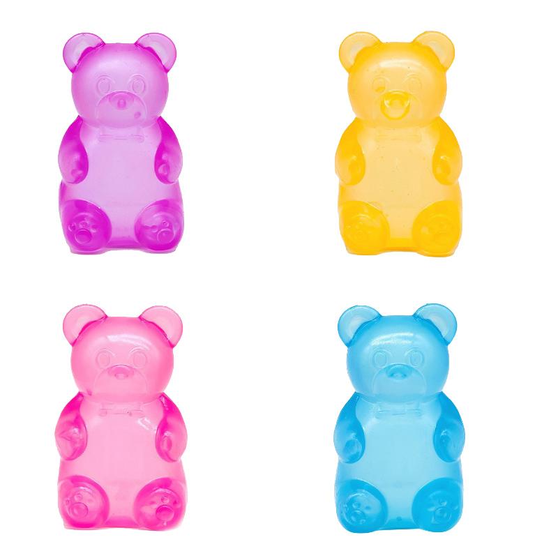 Little Bear Squishy Toys Maltose Pinch Stress Relief Ball Stress Pinch Music Stress Relief Tool Slow Rebound Squeeze Toy
