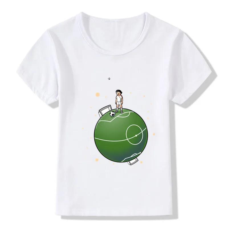 Hot Sale Anime Captain Tsubasa Le Petit Footballer Print Kids T-shirt Baby Boys Girls Clothes Summer Children Cotton T shirt